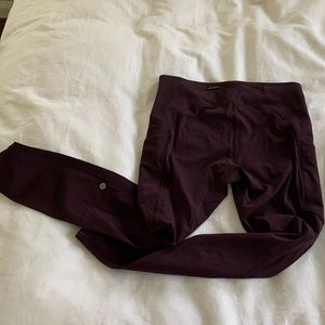 Lululemon Dark Purple leggings